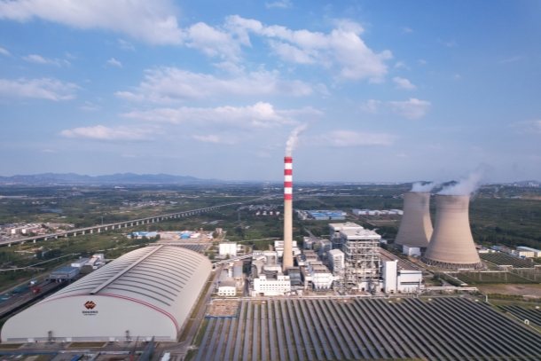 图为稳发稳供中的费县电厂