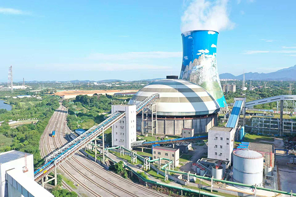 图为该公司输煤皮带