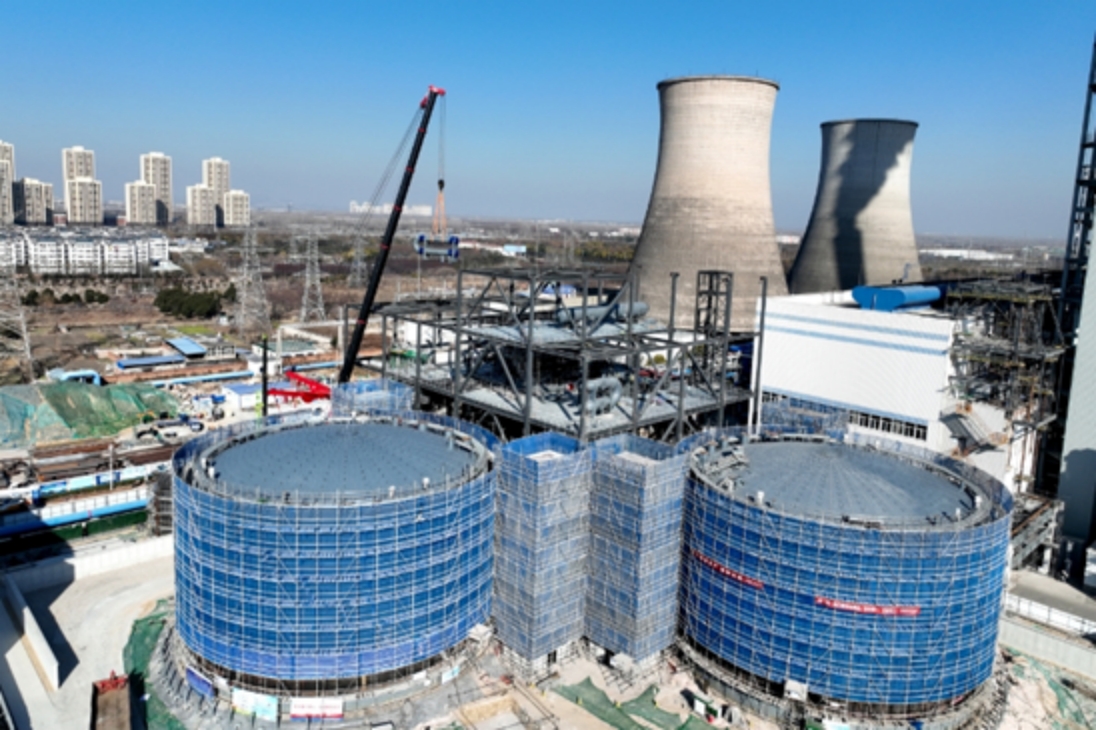 China’s Largest Thermal Power + Molten Salt Energy Storage Project Main ...